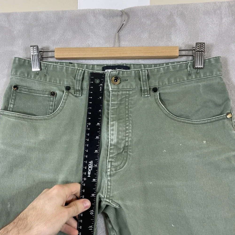 Nike SB Pants Mens 32 (fit 31x29) Distressed Skater Paint Faded Stash Pocket